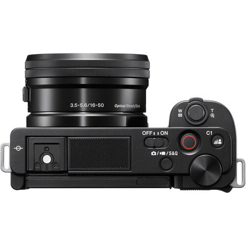 Sony ZV-E10 Mirrorless Camera with 16-50mm Lens, Black