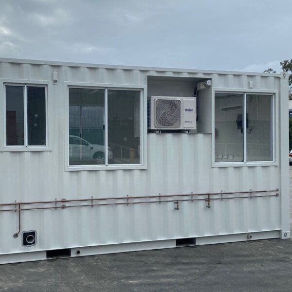20 ft. Single-Use Steel Container with Glass Windows and AC