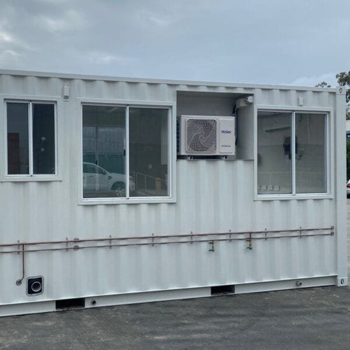 20 ft. Single-Use Steel Container with Glass Windows and AC