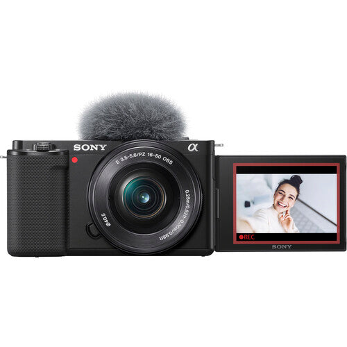 Sony ZV-E10 Mirrorless Camera with 16-50mm Lens, Black