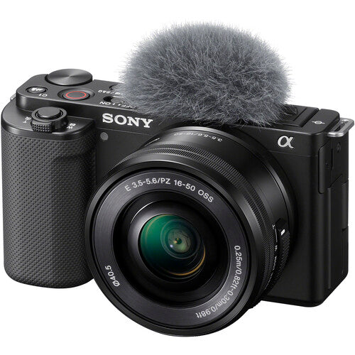 Sony ZV-E10 Mirrorless Camera with 16-50mm Lens, Black
