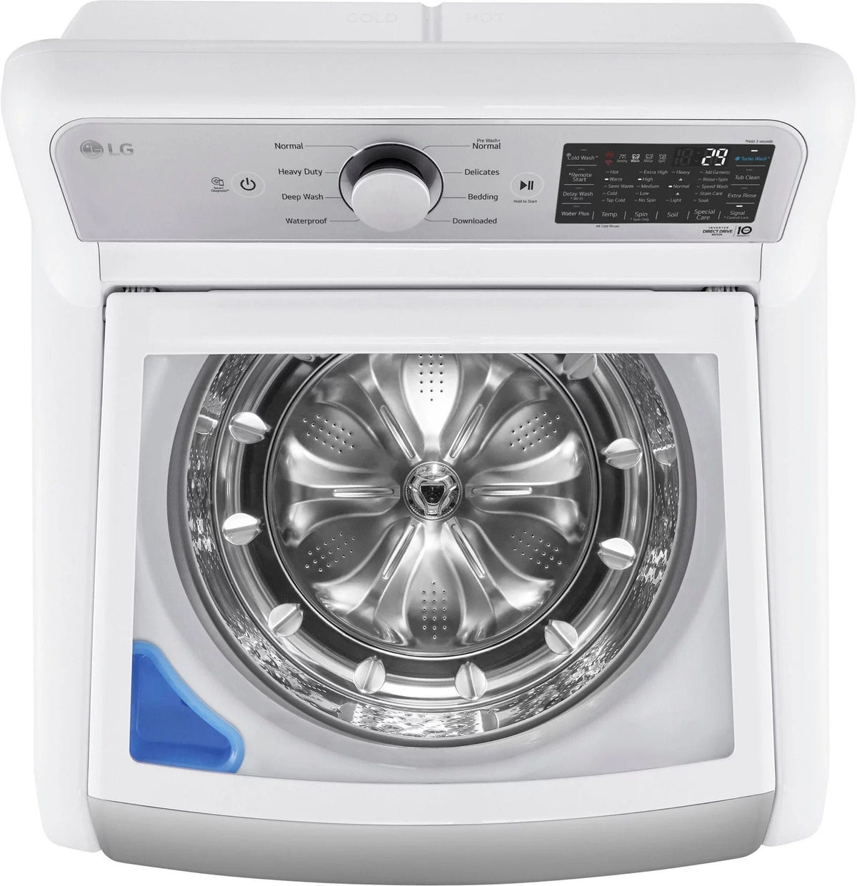 LG WT7400CW 5.5 cu. ft. Smart Top-Load Washer with TurboWash3D - Alpine White