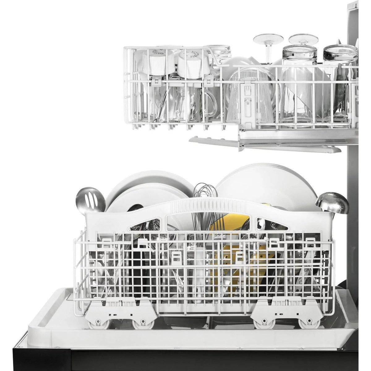 Whirlpool WDF330PAHB 24-Inch Built-In Dishwasher with 1-Hour Wash, Heated Dry and Soil Sensor - Black