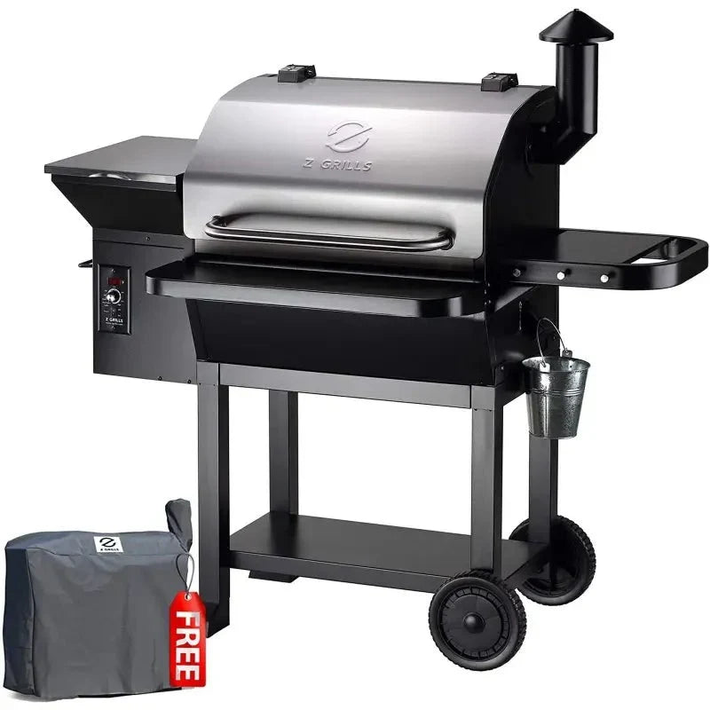 Z GRILLS 1000E 8-in-1 Wood Pellet Grill and Smoker (ZPG-1000E)