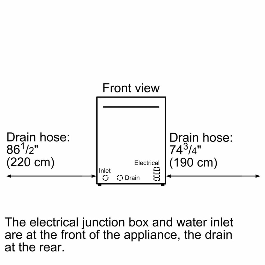 Bosch Ascenta 24 in. Built-In Dishwasher, White (SHE3AR72UC)