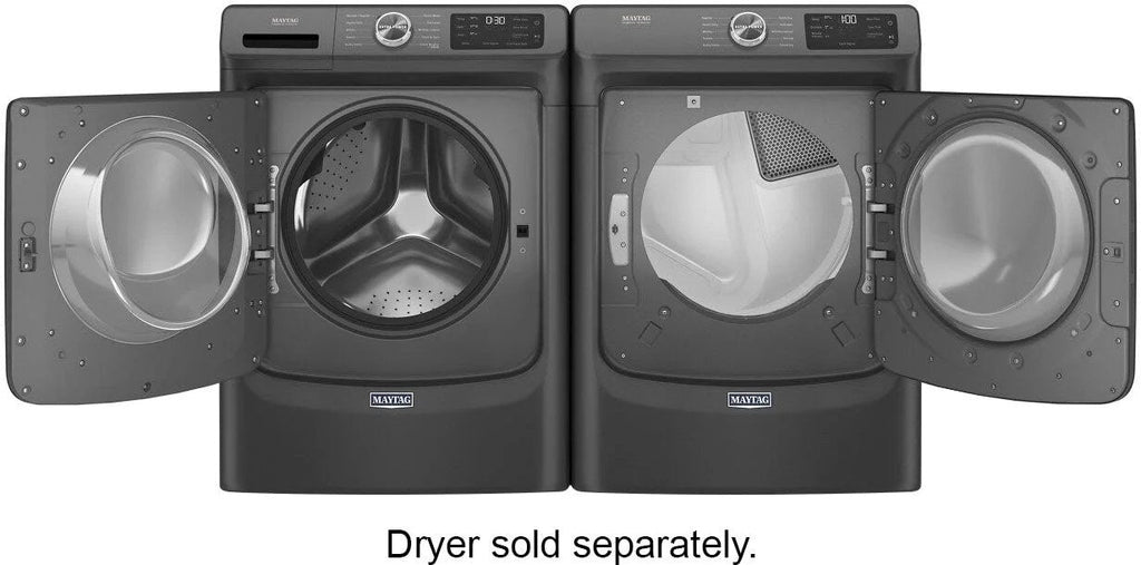 Maytag 4.5 cu. ft. Front-Load Washer with Steam and Extra Power - Volcano Black