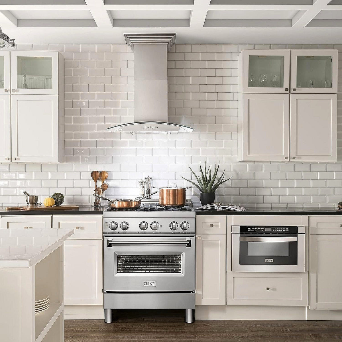 ZLINE Legacy 30 in. Dual-Fuel Range with Gas Cooktop and Electric Convection Oven (RA30)
