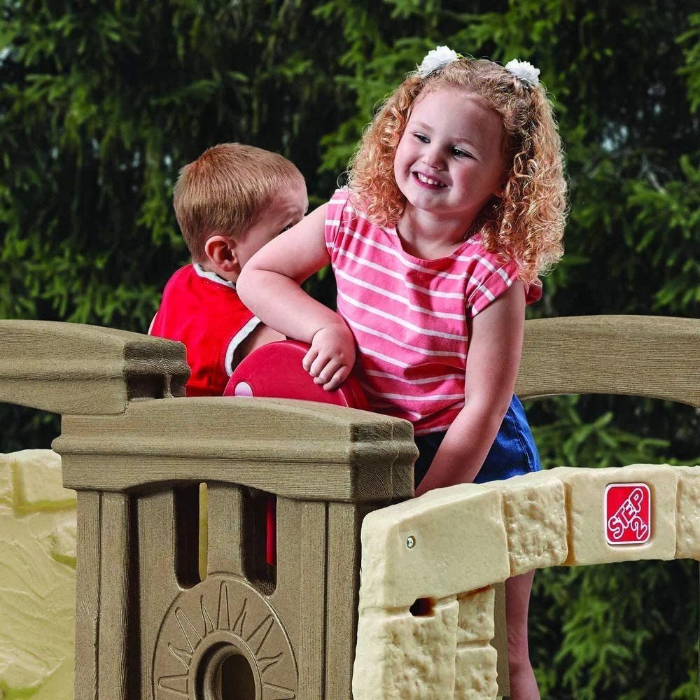 Step2 Naturally Playful Woodland Climber II with Slide - Green
