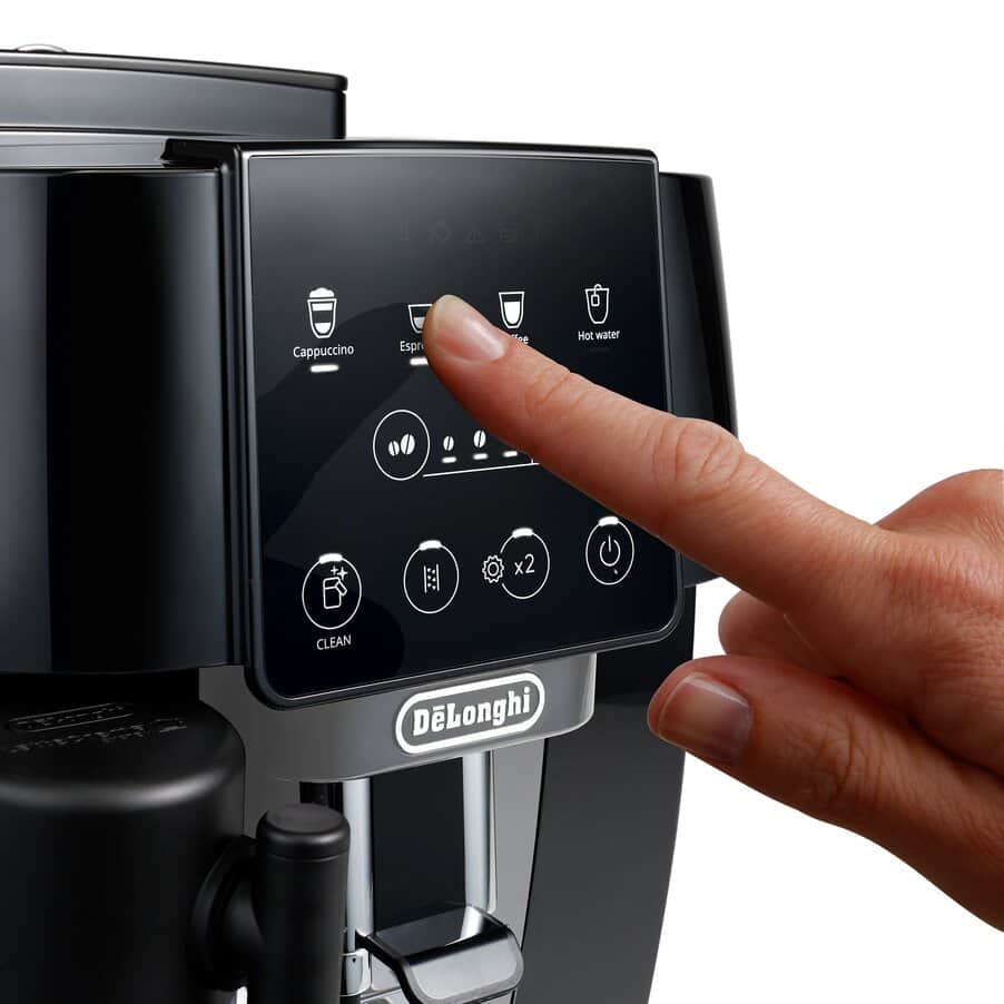 De’Longhi Magnifica Start Automatic Coffee Maker with LatteCrema Hot, Black - ECAM222.60.BG