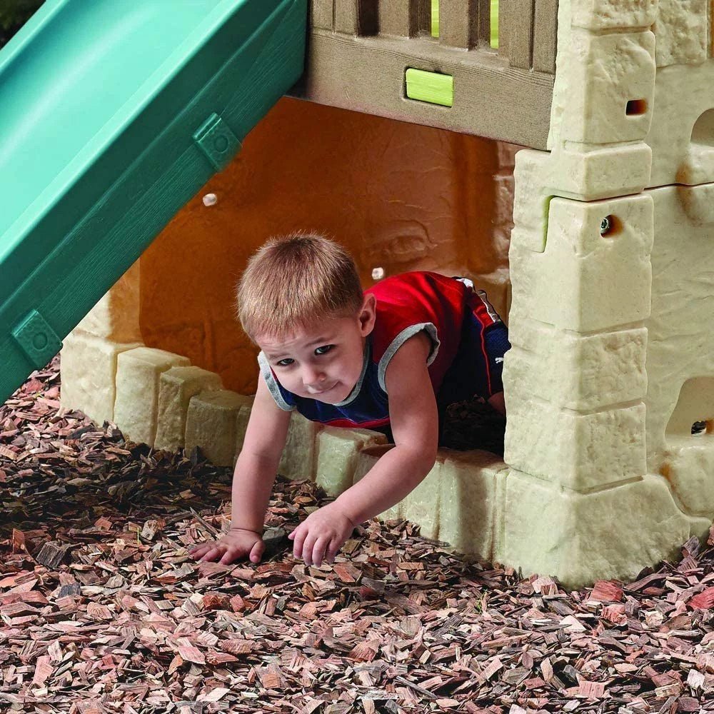 Step2 Naturally Playful Woodland Climber II with Slide - Green