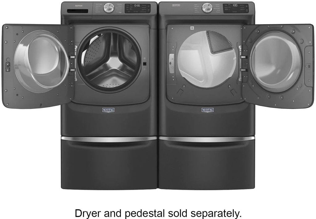 Maytag 4.5 cu. ft. Front-Load Washer with Steam and Extra Power - Volcano Black