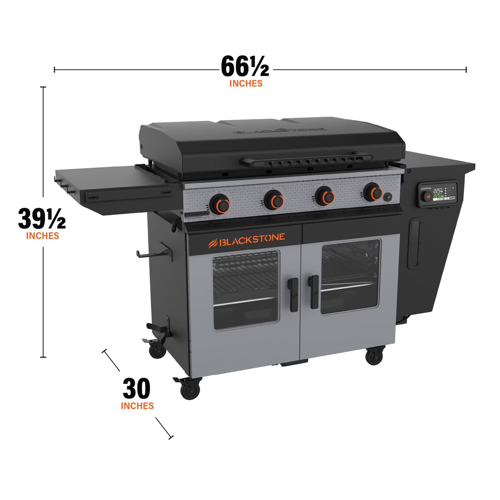 Blackstone Bronco 36 in. Griddle and Vertical Pellet Smoker Combo