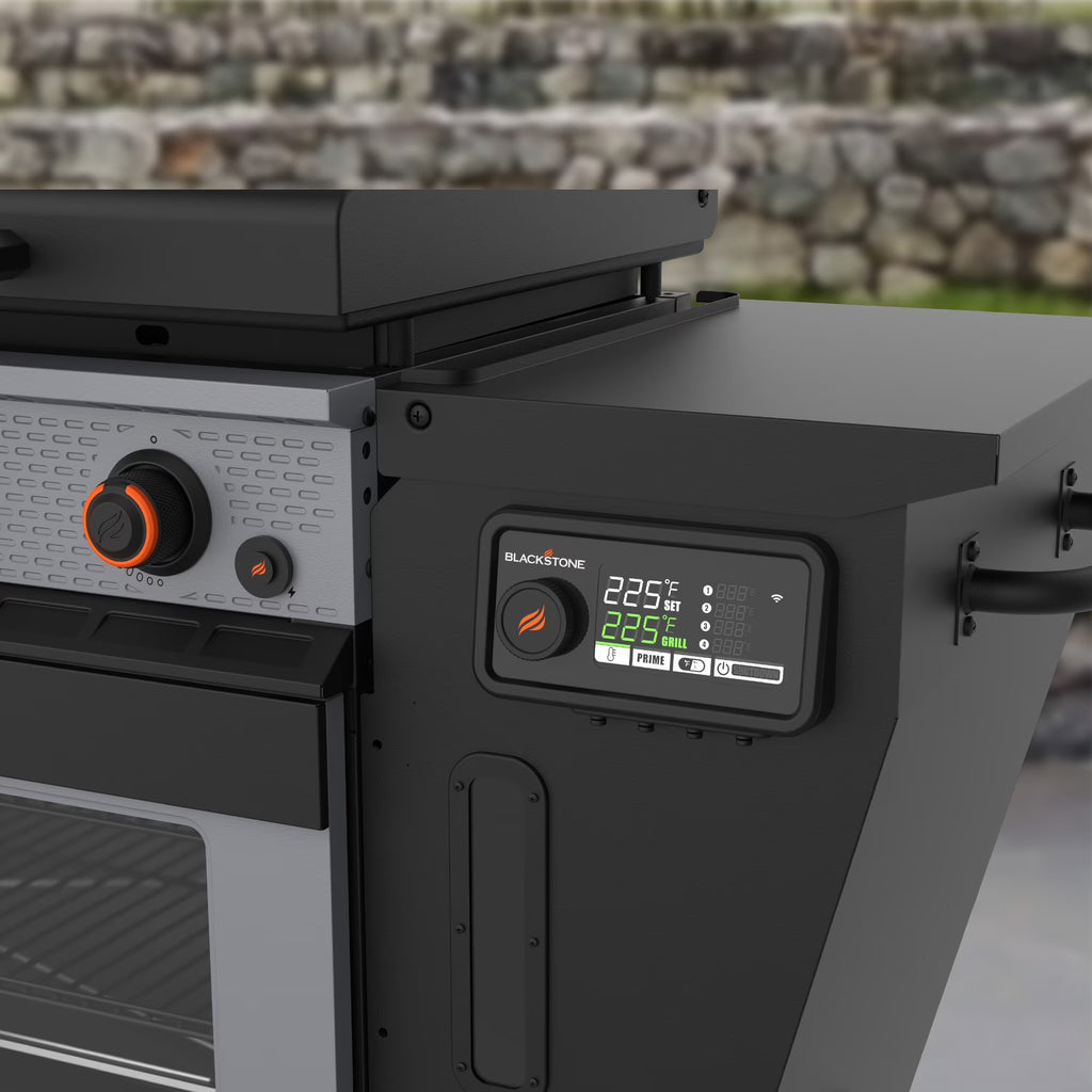 Blackstone Bronco 36 in. Griddle and Vertical Pellet Smoker Combo