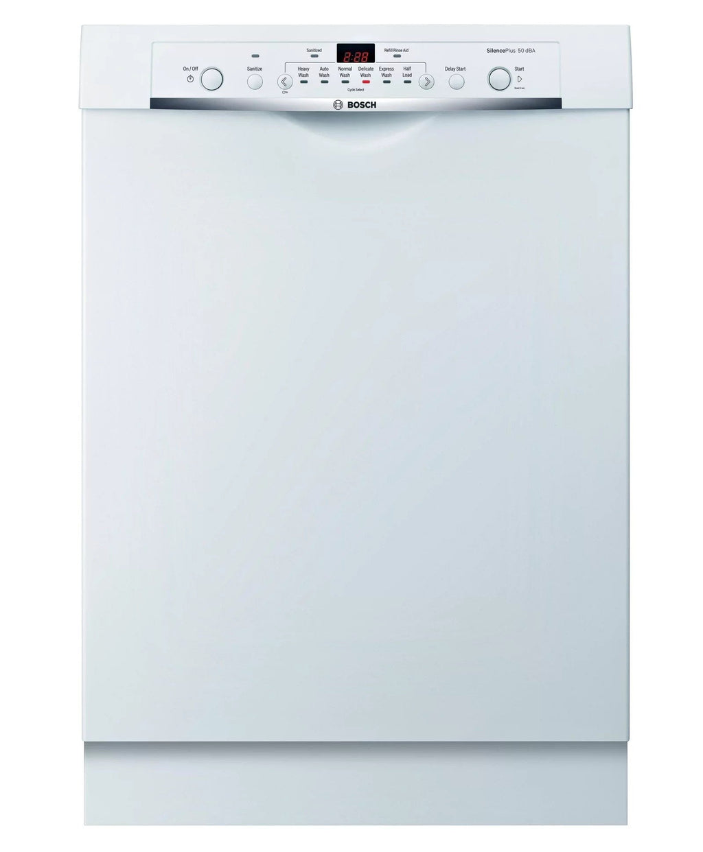 Bosch Ascenta 24 in. Built-In Dishwasher, White (SHE3AR72UC)