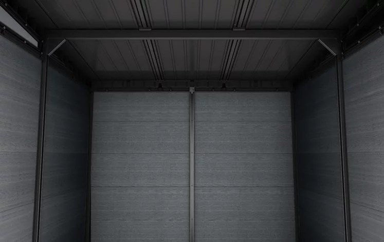 Keter Cortina 9 x 7 ft. Graphite Outdoor Storage Shed (250950)