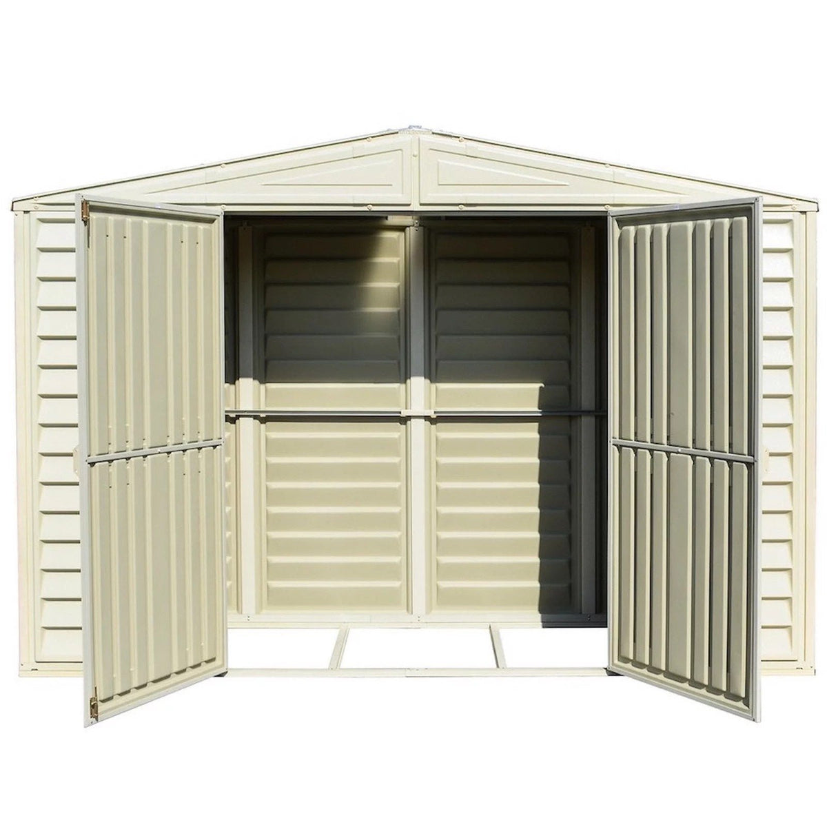 DuraMax SidePro 10.5 x 2.75 ft. Vinyl Storage Shed with Foundation Kit (98001)