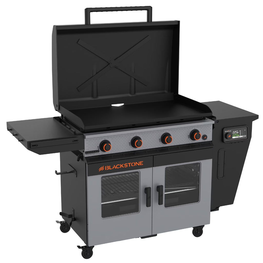 Blackstone Bronco 36 in. Griddle and Vertical Pellet Smoker Combo