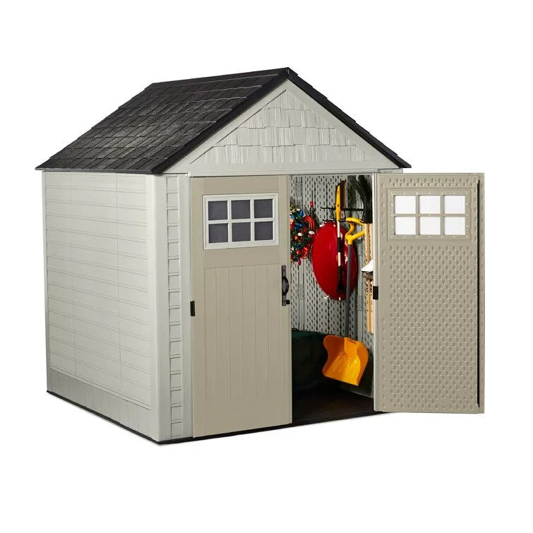 Rubbermaid Big Max 7 x 7 ft. Weather-Resistant Resin Storage Shed