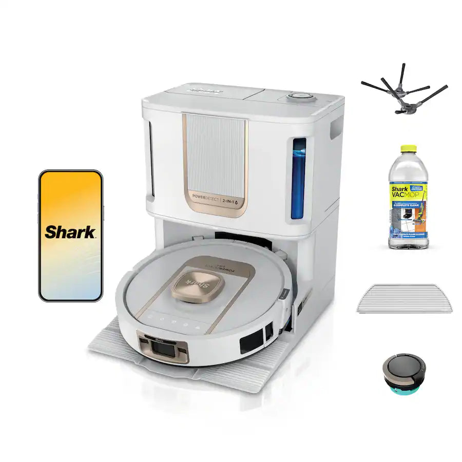 Shark PowerDetect ThermaCharged Robot Vacuum and Mop 2-in-1 with NeverTouch Pro Base