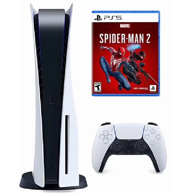 New Sony PlayStation 5 Disc Slim Version PS5 Console - Marvel’s Spider-Man 2 Limited Bundle