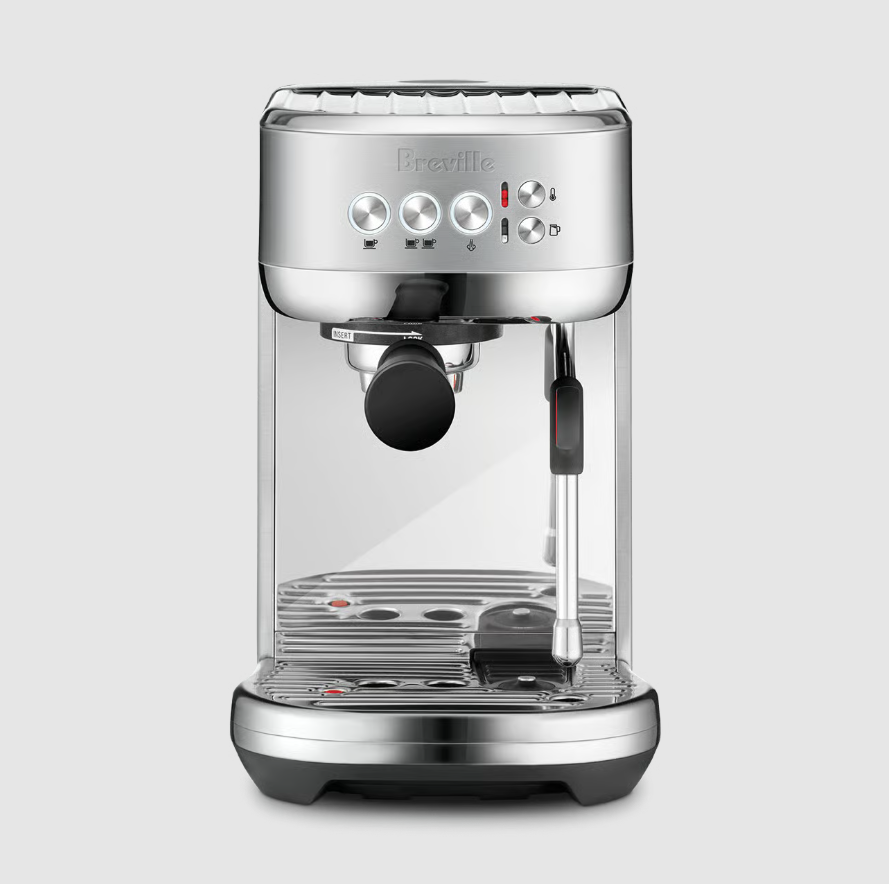 Breville Bambino Plus Espresso Machine – Automatic Milk Frother, Compact Espresso Maker, Brushed Stainless Steel
