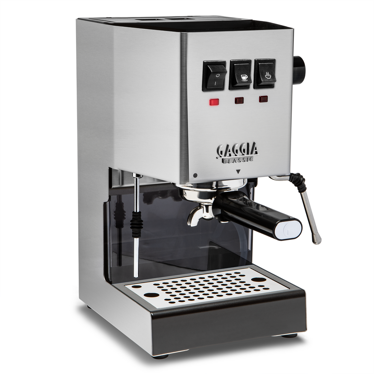 Gaggia Classic Pro E24 Espresso Machine, Semi-Automatic Espresso Maker with Commercial-Style Portafilter, Steam Wand and Stainless Steel Design