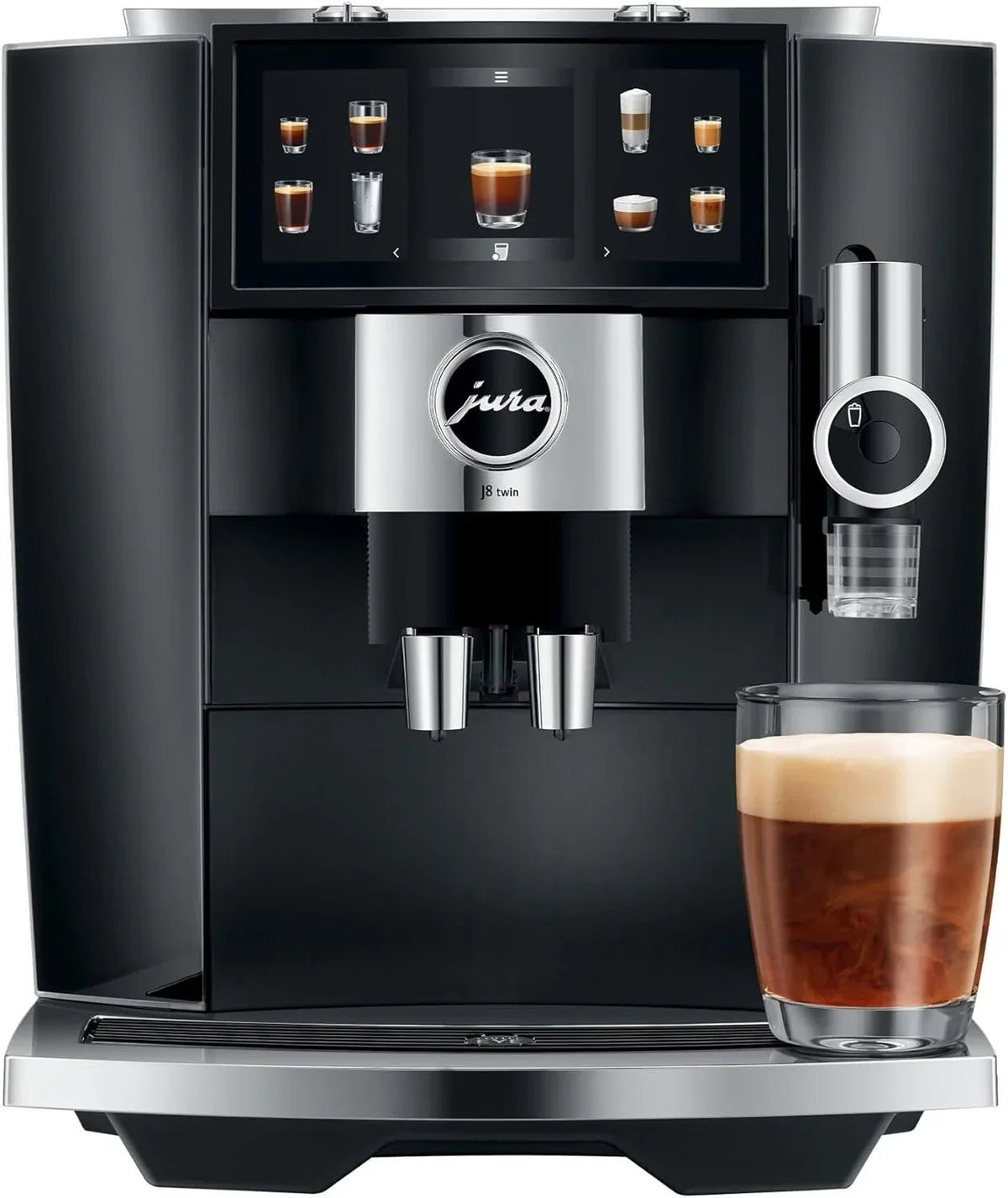 JURA J8 Twin Automatic Coffee Machine – Diamond Black
