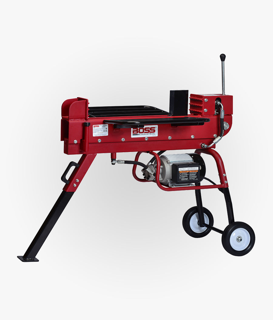 Boss Industrial 10-Ton Electric Log Splitter – 2.5 HP Motor, 20.5" Capacity, Dual-Action, ED10T20