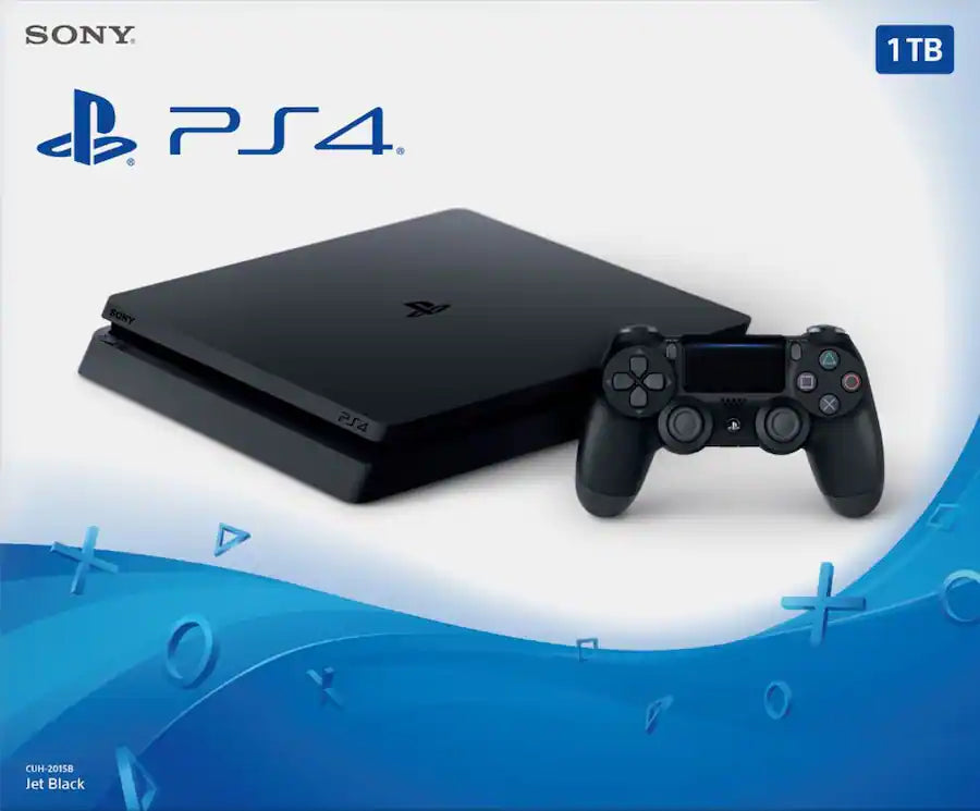 PlayStation 4 Slim 1TB Console, Black, Refurbished
