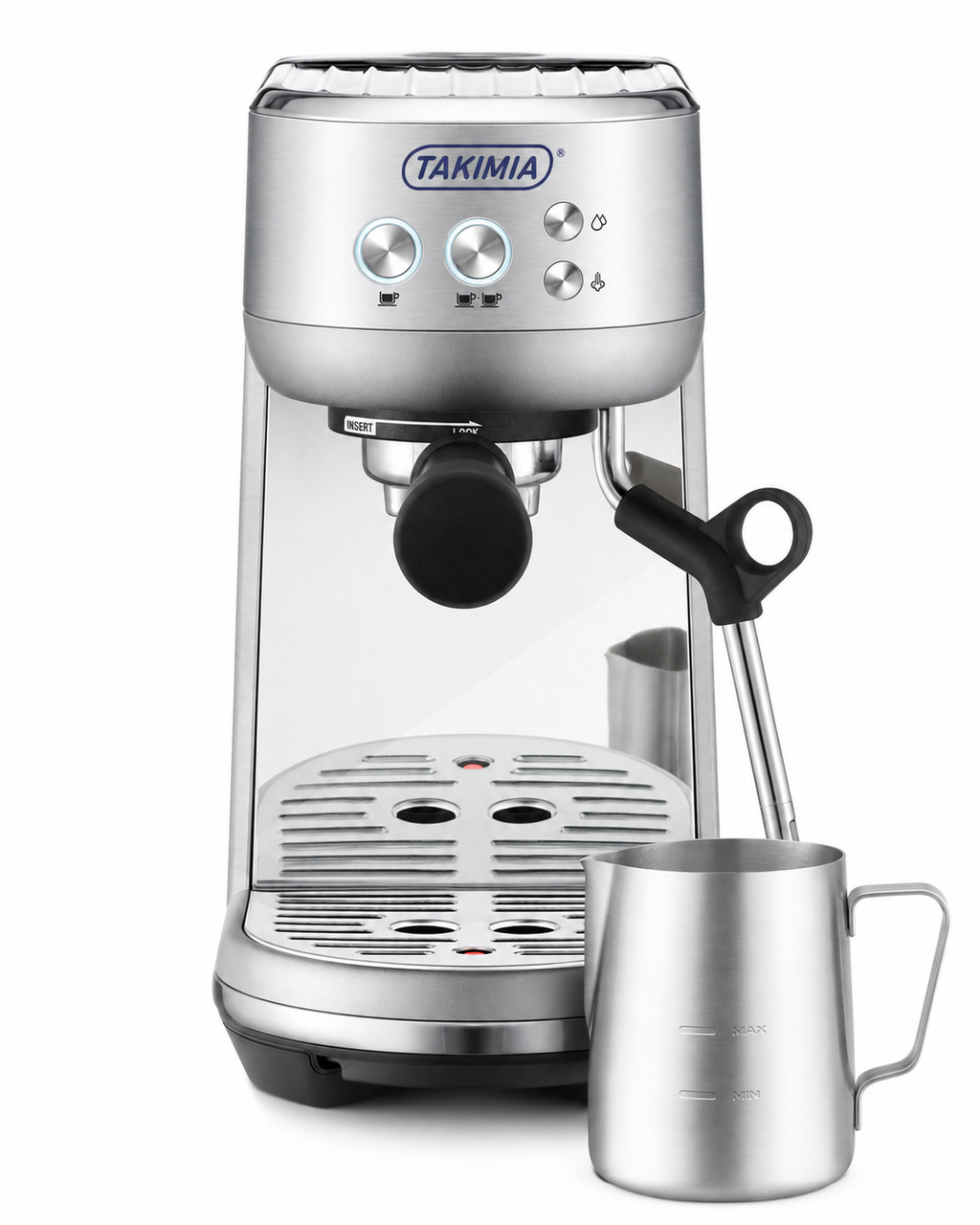 Takimia Compacta Espresso Machine - Compact 54 mm Portafilter with Rapid Heat-Up