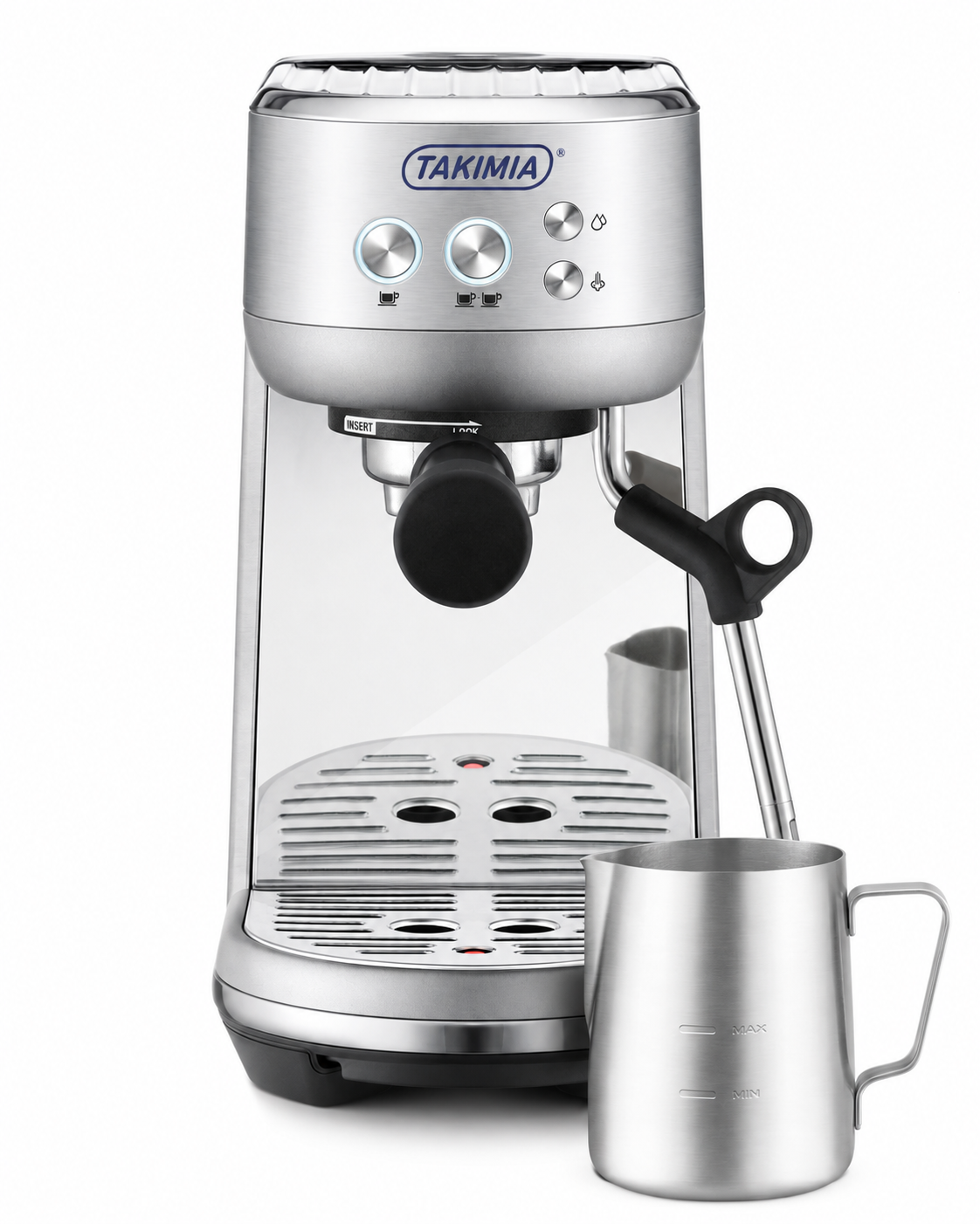 Takimia Compacta Espresso Machine - Compact 54 mm Portafilter with Rapid Heat-Up