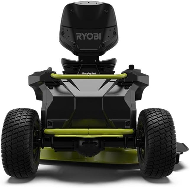 RYOBI 38-Inch 100Ah Electric Rear-Engine Riding Lawn Mower - Model RY48111