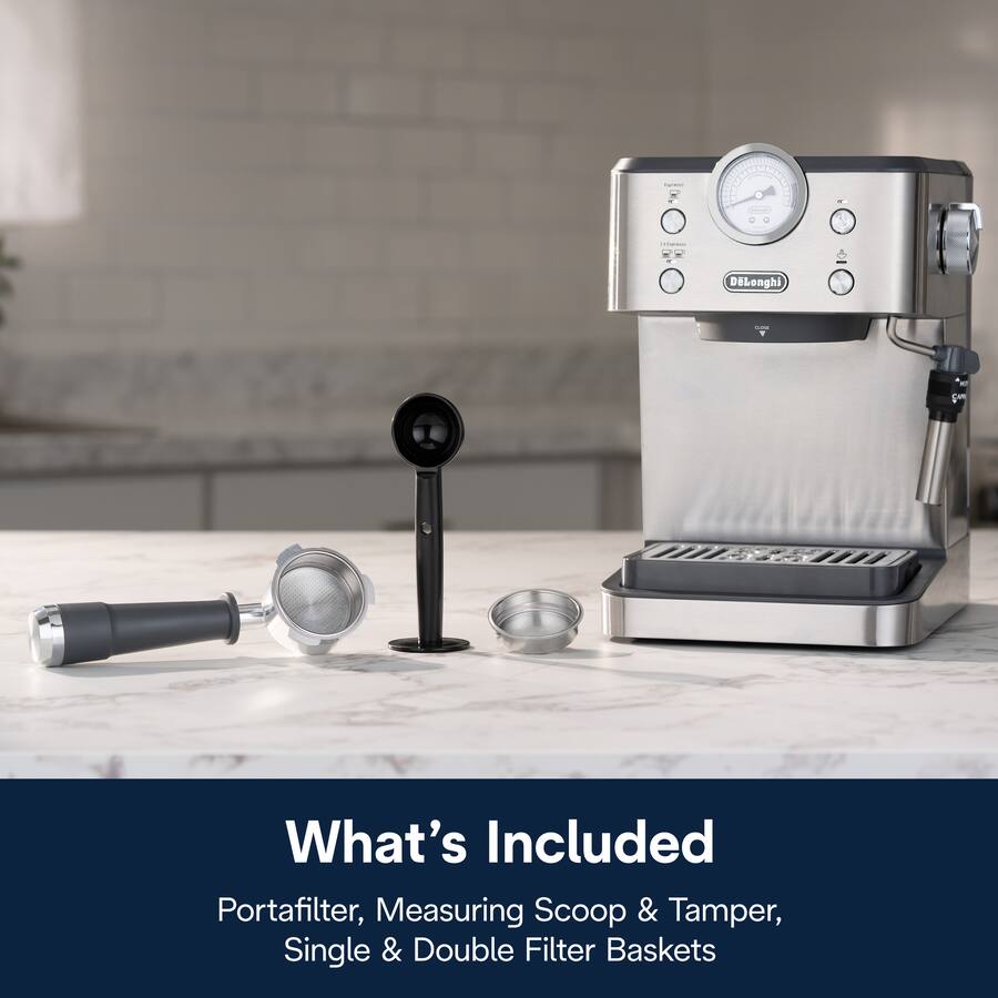 De'Longhi Classic Espresso Machine, Stainless Steel