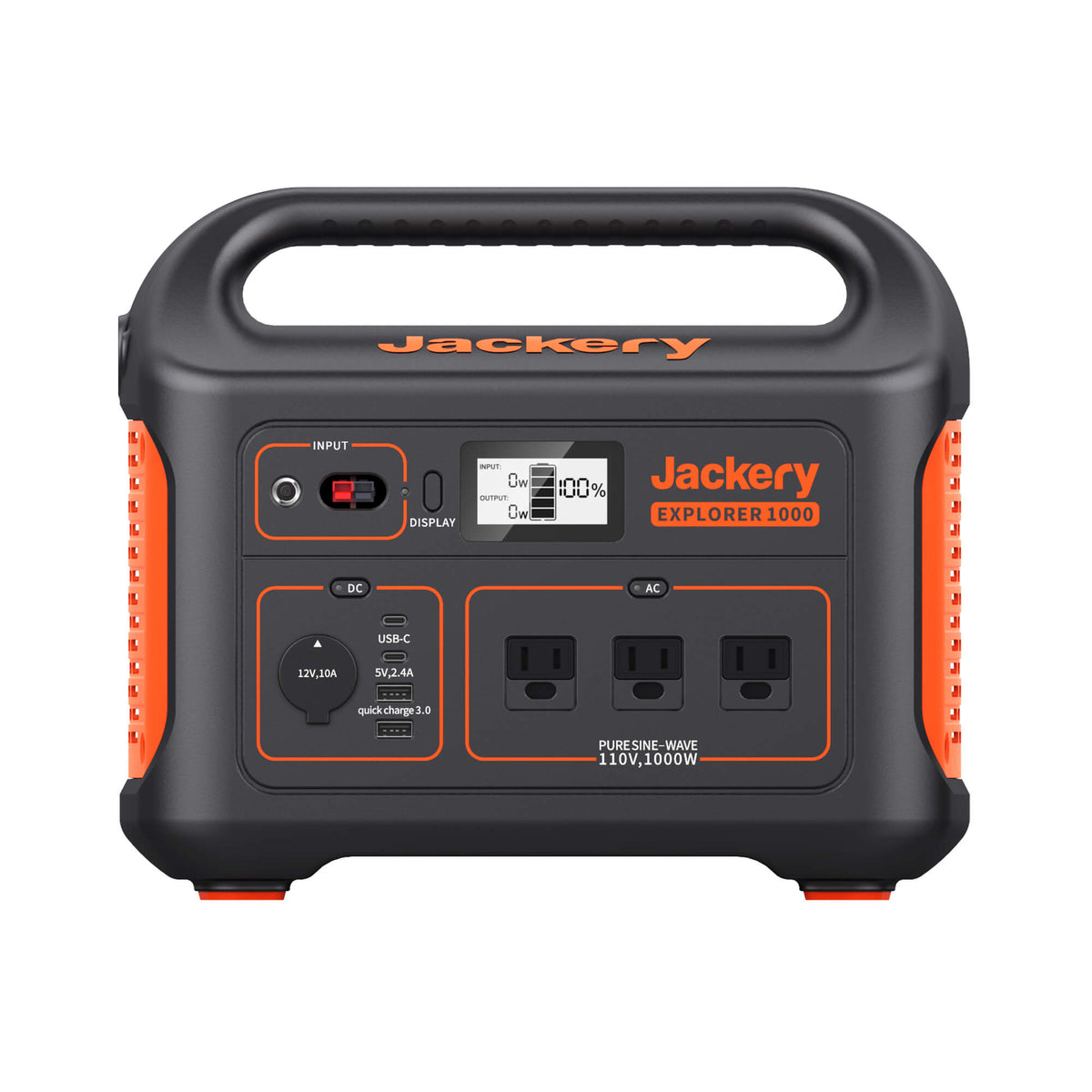 Jackery Explorer 1000 Portable Power Station with 2 SolarSaga 100W Panels