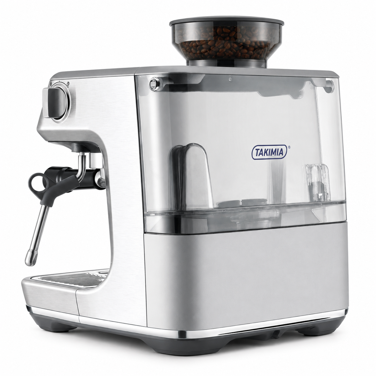 Takimia ProGrind Espresso Machine - Integrated Grinder and Rapid Heat-Up Bean-to-Cup System