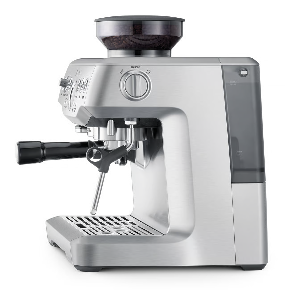 Breville Barista Express Espresso Machine – 15-Bar Pump, Built-In Burr Grinder & Milk Frother, Stainless Steel