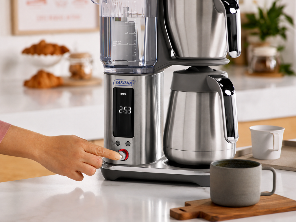 Takimia LuxeTherm Coffee Maker - Precision Brewer with Thermal Carafe