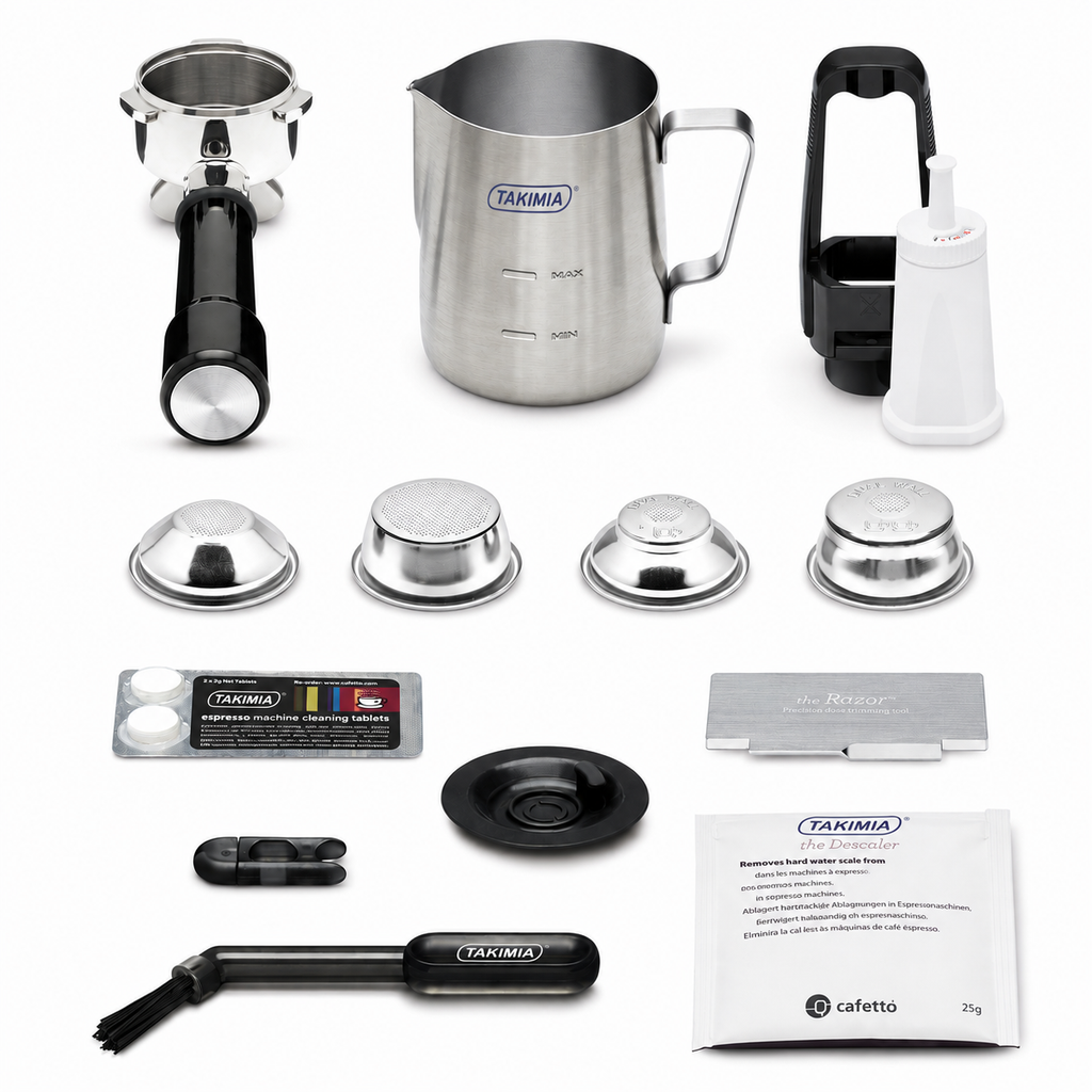 Takimia TouchPress Espresso Machine - Touchscreen Guidance with Assisted Puck System