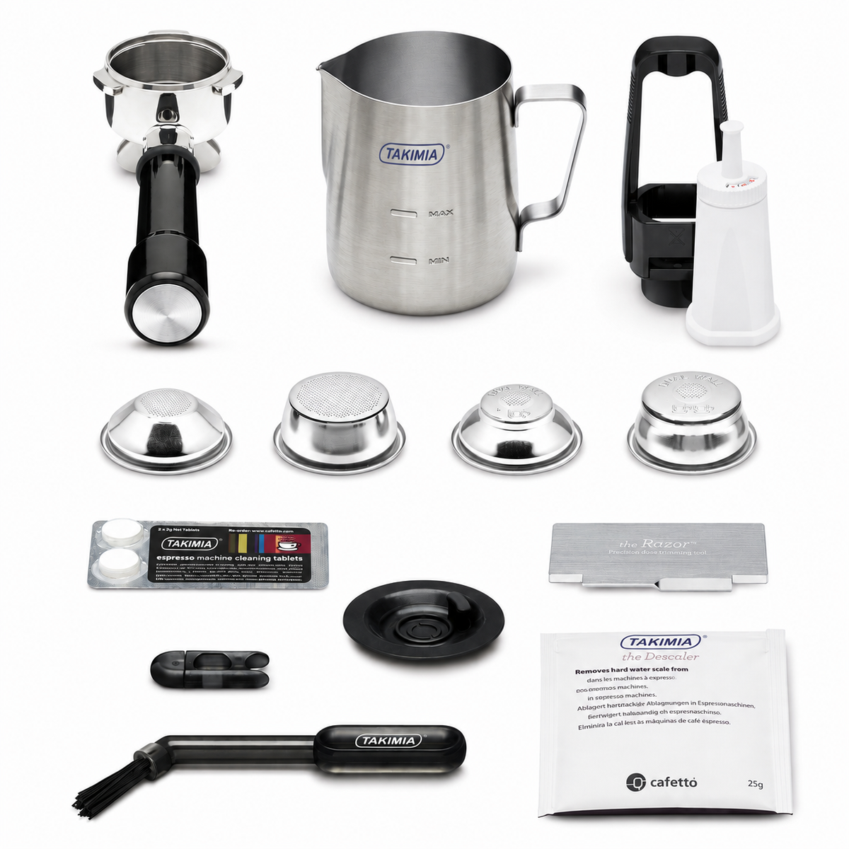 Takimia TouchPress Espresso Machine - Touchscreen Guidance with Assisted Puck System