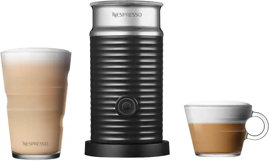 Nespresso Vertuo Pop+ Coffee and Espresso Maker by De'Longhi with Milk Frother, Liquorice Black