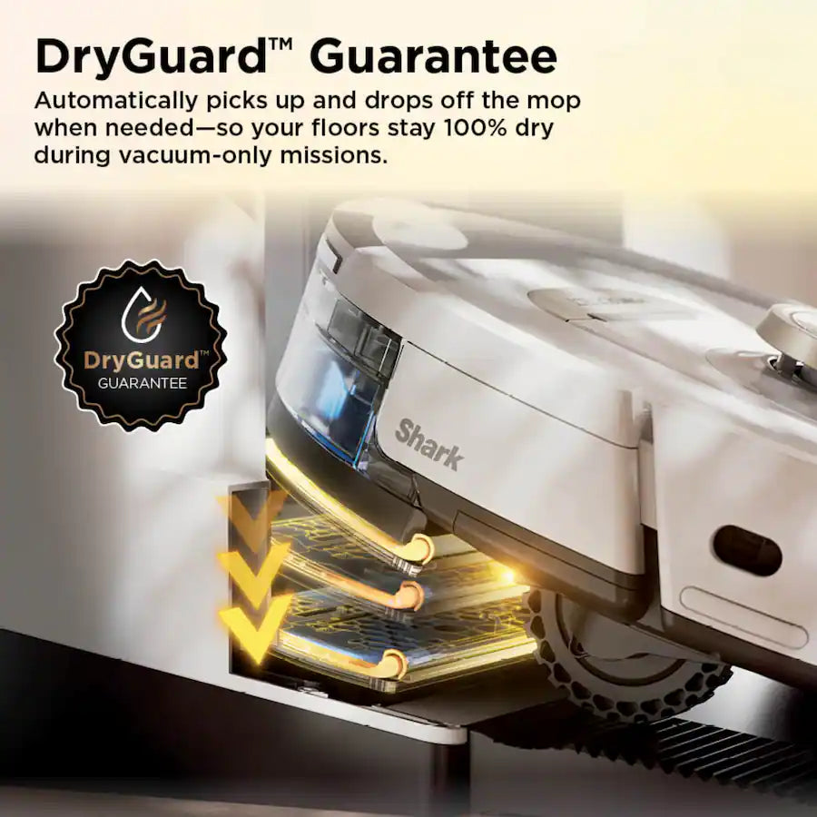 Shark PowerDetect ThermaCharged Robot Vacuum and Mop 2-in-1 with NeverTouch Pro Base